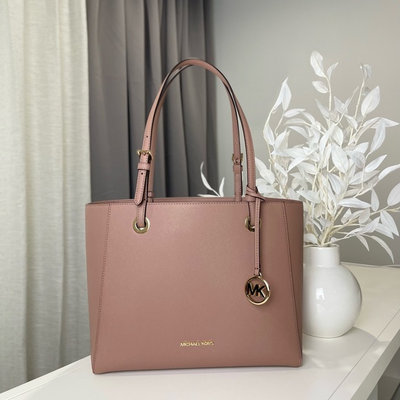 Michael Kors Walsh Dark Fawn Tote - Picture 1 of 8